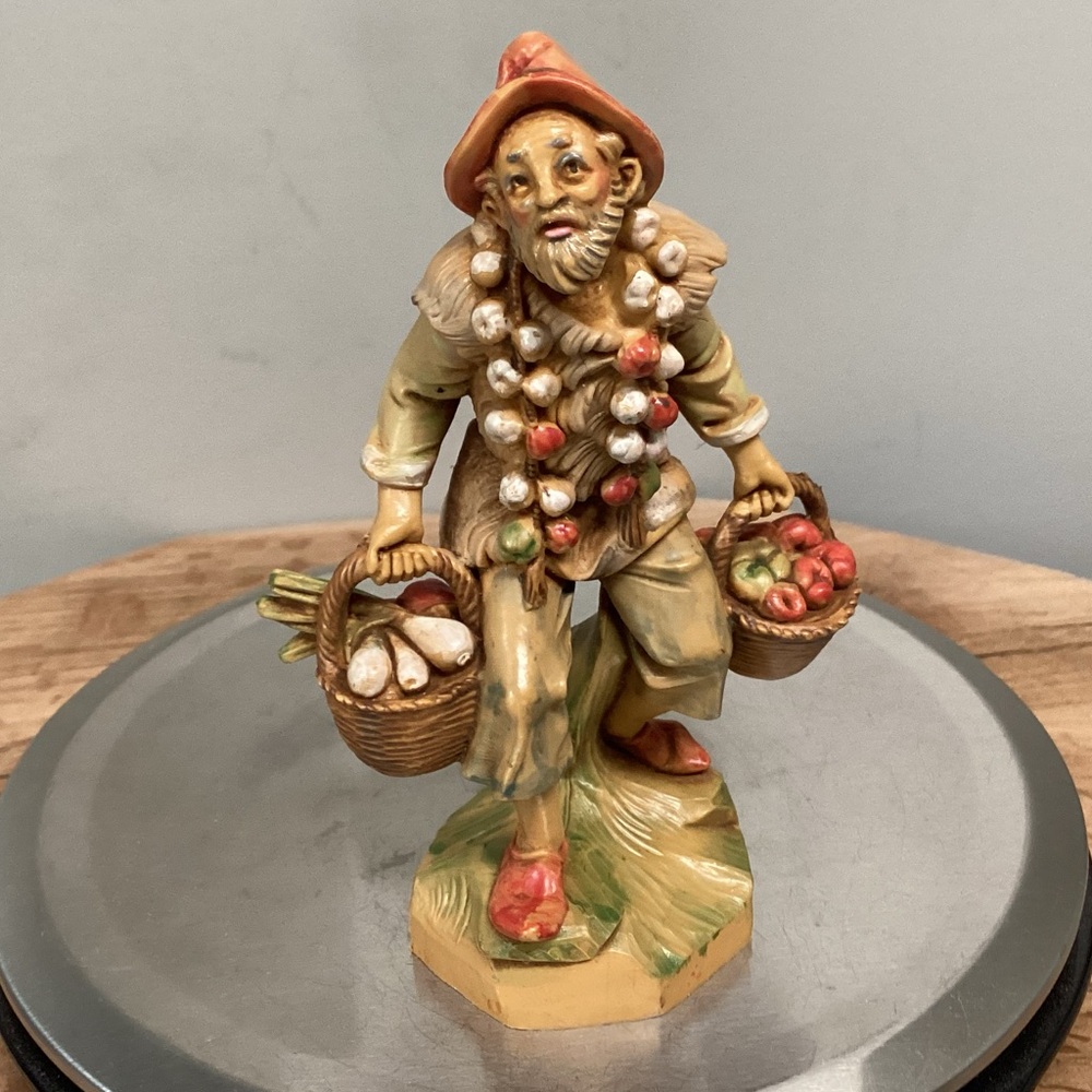 🟠 Vintage & Retired - Fontanini 5” Collection - Nathan the Produce Peddler # 146 - Picture 12 of 12